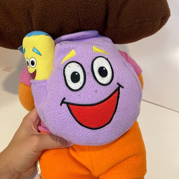 Vintage Dora Explorer 2002 Nick Jr Plush 22" Large Stuffed Toy Viacom Star - Picture 6 of 12